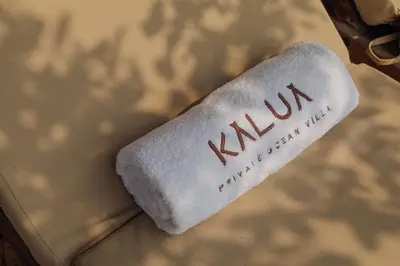 a napkin with the word mail written on it at Isla Kalua - Private Ocean Villa in Isla Pavitos