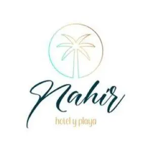 a logo for a beach resort with a palm tree at NAHIR apartamento de playa en condominio Palmar del viento in San Bernardo del Viento