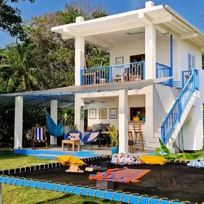 Beach House with AC Surrounded by Nature