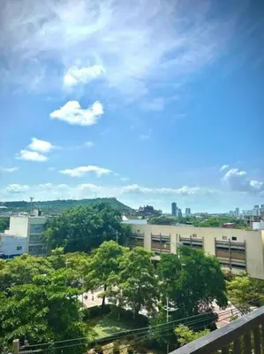 a view of a city with trees and buildings at Appartement neuf centre Cartagena la matuna in Cartagena de Indias