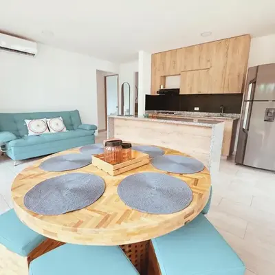 Cabaña 5 Playa Piso 1- Palmar De Los Vientos-San Bernardo del Viento