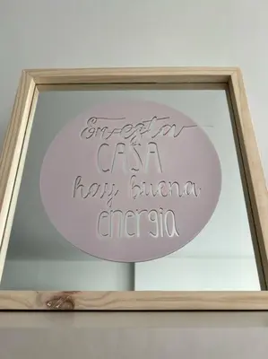 a picture of a sign in a wooden frame at New Luxury Apartment in Cartagena in Cartagena de Indias