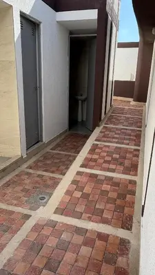an empty hallway with a toilet in a building at Amplio y hermoso apartamento para disfrutar in Barranquilla