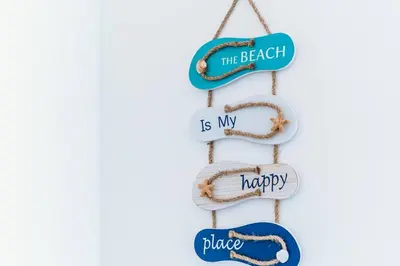 a group of signs that say the beach is my happy place at Cartagena Paradise Beach Home Sleeps 7 in Cartagena de Indias