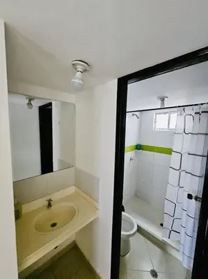 a bathroom with a sink and a toilet at Apartamento Villa San Pedro in San Roque