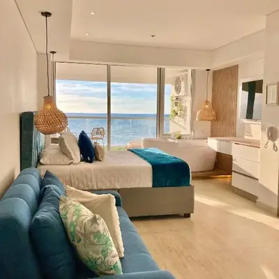 Suite -Relajante Tina Vista al Mar-Atardecer CB803