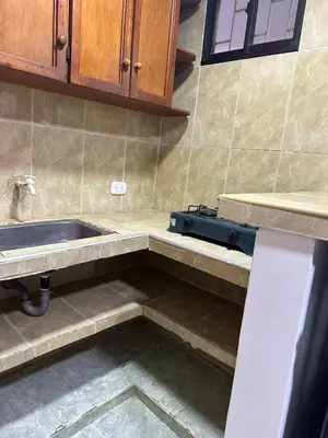 a kitchen counter with a sink and a sink at Apartamento #3 in Puerto Colombia