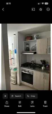 an image of a kitchen with a stove top oven at Barranquilla Carnival 4 PX in Barranquilla