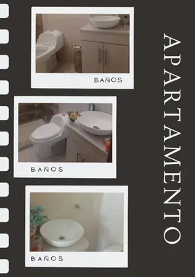 two pictures of a bathroom with a toilet and a sink at Melihouse in Barranquilla