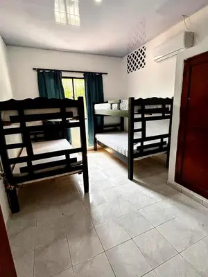 a room with two bunk beds in a room at Casa Naty Crespo in Cartagena de Indias
