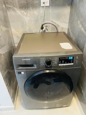 a washing machine sitting in a room with at Apartamento Marbella Piso 28 - Playa in Cartagena de Indias