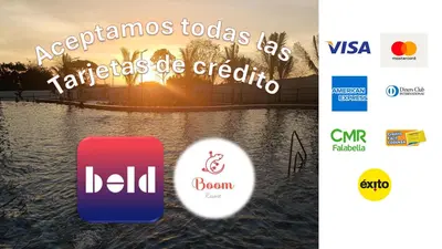 a collage of three different websites with different logos at Moderno, vista al mar, AC, Wifi200MB,5Min Aeropuerto in Estación El Salto