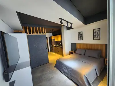 a bedroom with a bed in a room at Exclusive apartment Cartagena in Cartagena de Indias