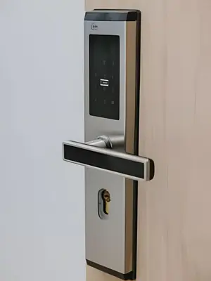 a refrigerator with a water dispenser on the door at Suite Frente al Mar en Cartagena 1410 in Cartagena de Indias