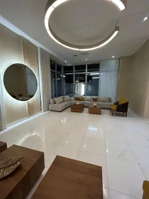 a large living room with a couch and a table at Apartamento Moderno en Cartagena 1546 in Cartagena de Indias