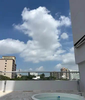 a view from the balcony of a building at Apartamento en la mejor zona de Barranquilla in Barranquilla