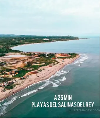 an aerial view of an island in the ocean at A 20 min CC Vista vista con patio fácil acceso in Barranquilla