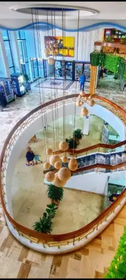 a large room with a largeiameteriameterasteryasteryasteryasteryasteryasteryasteryastery at Azul Caribe Home in Cartagena de Indias