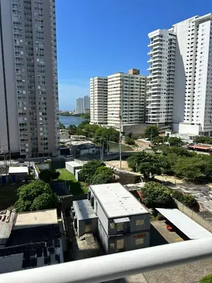 a view of a city with tall buildings at Entire apartment with amazing views Tower 811 in Cartagena de Indias