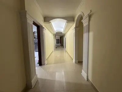 an empty hallway in a house with a ceiling at Casa Rey Colonial 1910 Manga - 7 Habitaciones in Cartagena de Indias