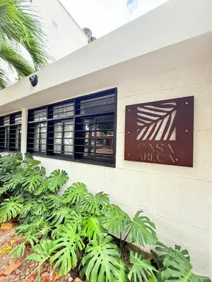 a casa magellan sign on the side of a building at Private loft near the airport with fast WiFi in Cartagena de Indias