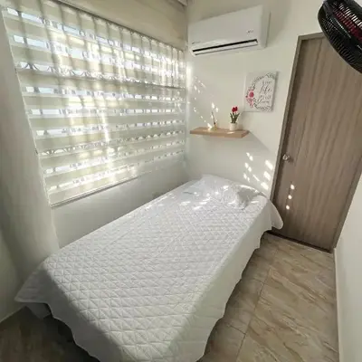 Habitación con baño privado cerca del carnaval de Barranquilla