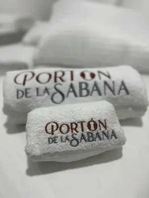 a group of three sugar cubes with the words porton de la salena at Hotel Porton De La Sabana in San Onofre