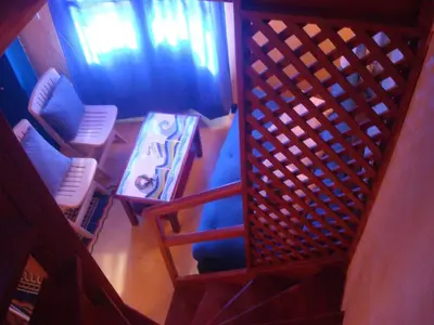 a small room with a table and a couch at Apto exclusivo Centro Historico in Cartagena de Indias