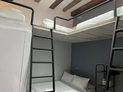 a room with two bunk beds in a room at Maloka Boutique Centro Histórico in Cartagena de Indias