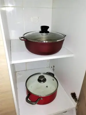 a pot on a shelf with a pot on it at Apartamento Marbella #2-14 in Cartagena de Indias