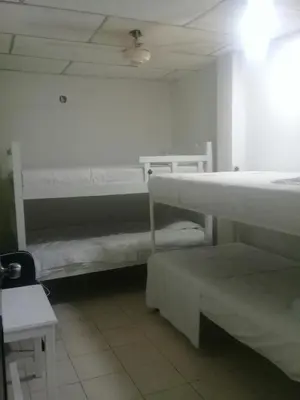 a room with two bunk beds in a room at Hotel Paseo Bolivar in Cartagena de Indias