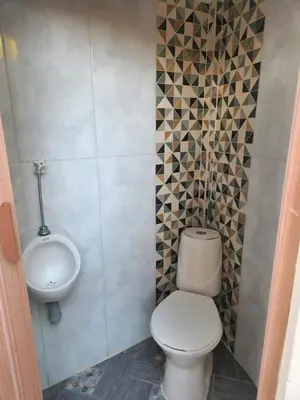 a bathroom with a toilet and a sink at Alojamiento Bityn in Paso Nuevo