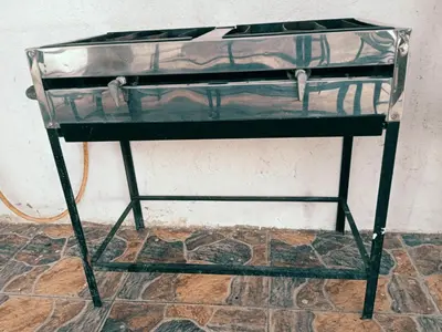 a glass box sitting on top of a table at host Casa Don Arturo in Santa Marta