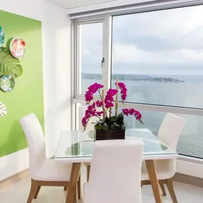 Modern 1BR WiFi Breathtaking Oceanviews by Huespedia