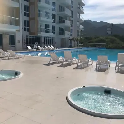 Hermoso Apto con vista a la sierra y a Cabo Tortuga en el sector del Irotama en Santa Marta
