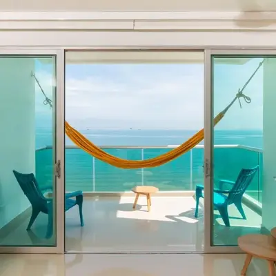 Magico Apartamento Frente al Mar 3 Habitaciones AR91