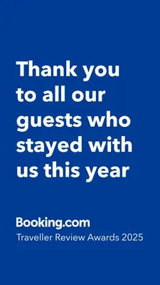 a blue background with the words thank you to all our guests who stayed with us at La palma- casa amoblada Palma Mayorca in Sincelejo