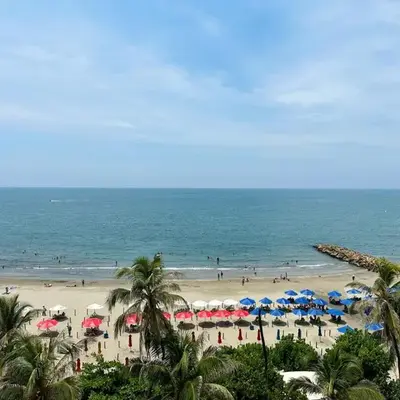 Espetacular vista mar y playa