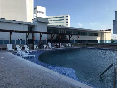 a swimming pool on the side of a building at CARTAGENA LA FANTASTICA in Cartagena de Indias