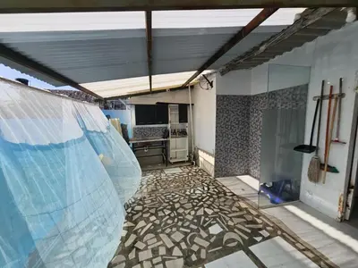 a view of a room with a glass wall at PLAYABRISAMAR in San Antero