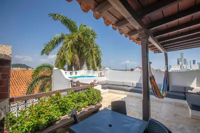 Gallery image of San Pedro Claver Premiun DUPLEX - Private JACUZZI in Cartagena de Indias