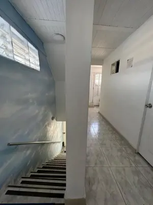 an empty hallway with stairs in an office building at Casa Cielo Cartagena in Cartagena de Indias